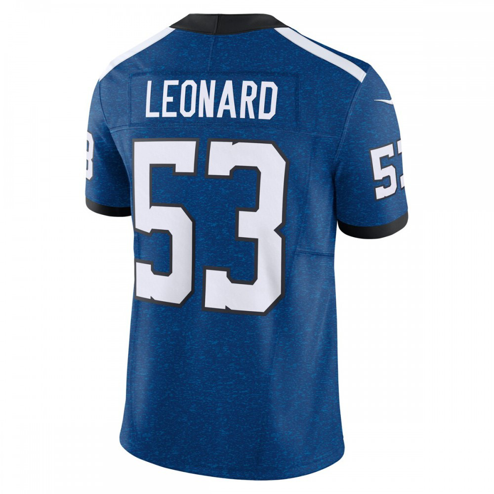 Shaquille Leonard Indianapolis Colts Nike Vapor F.U.S.E. Limited Jersey - Blue-GridironStore